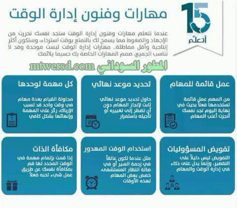 تنظيم الوقت