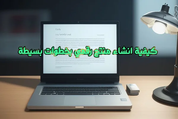 انشاء منتج رقمي
